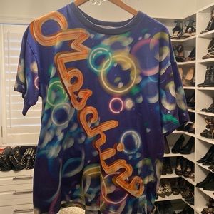 Moschino Couture tshirt bubbles colourful colorful small/medium good condition